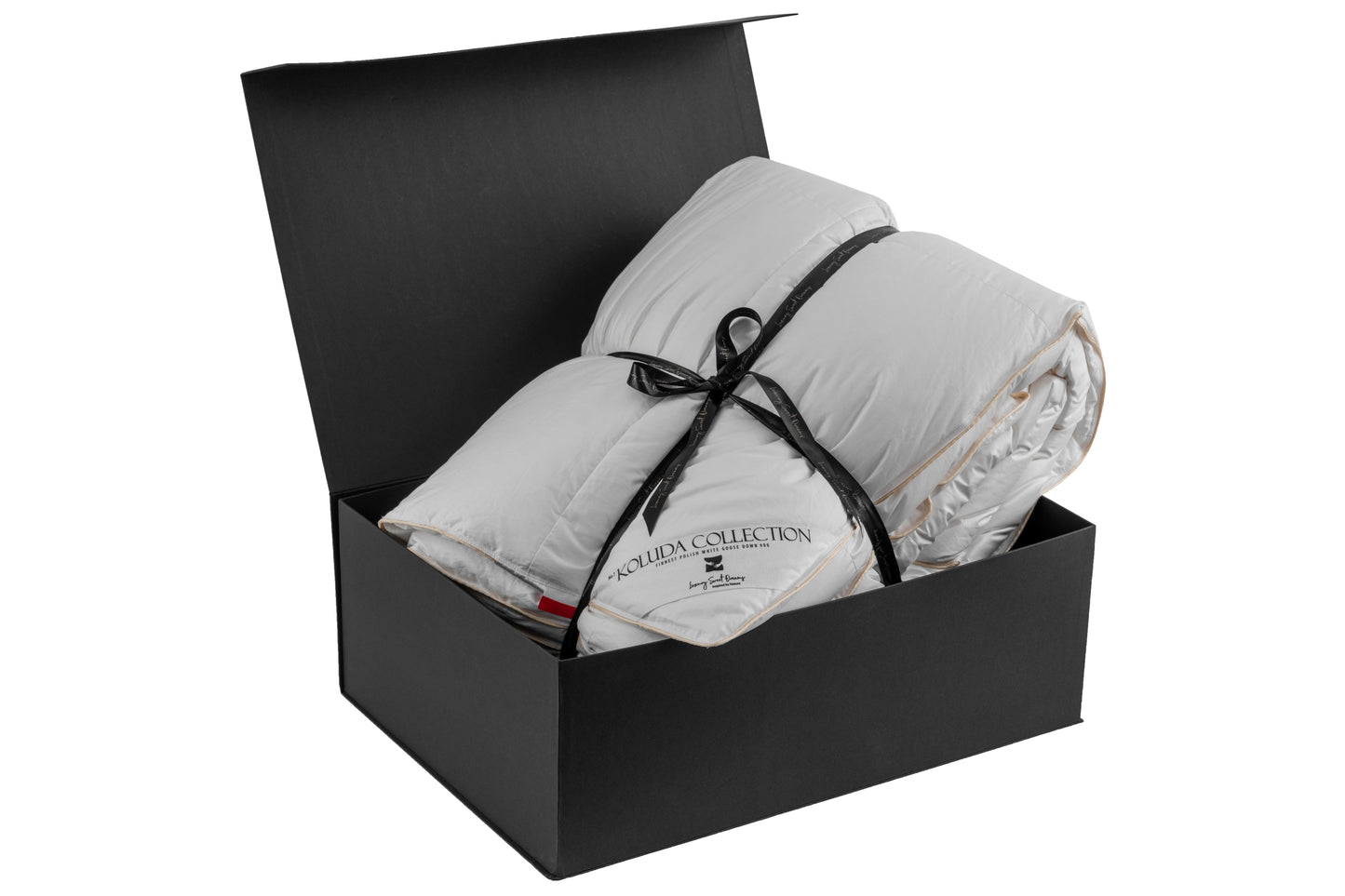 IŠSKIRTINĖ Koluda antklodė, 100% žąsų pūkai 900 CUIN (DAUGIASEZONINĖ)