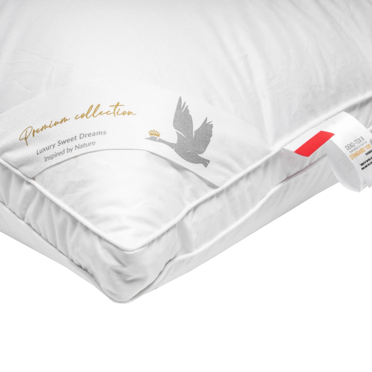 PREMIUM žąsų pūkų ir plunksnų pagalvė II
